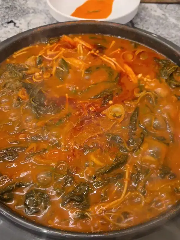 고구마순 감자탕