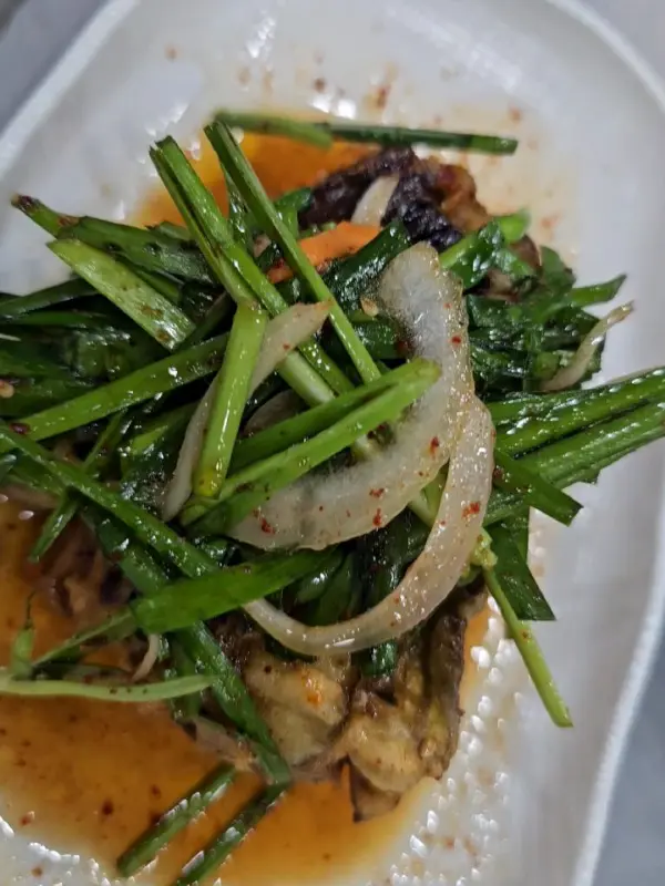 가지찜의 비주얼