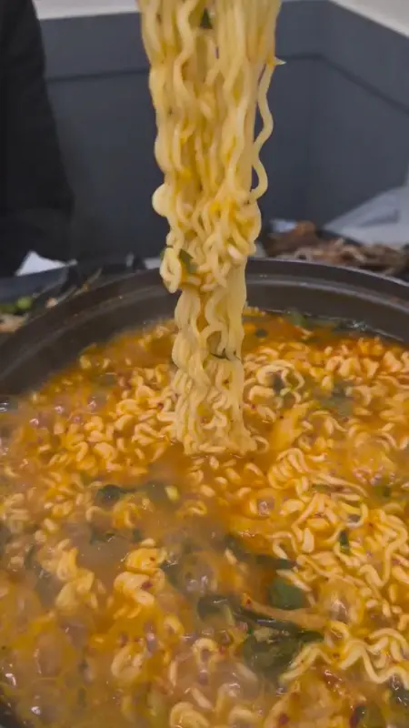 매운탕 라면사리