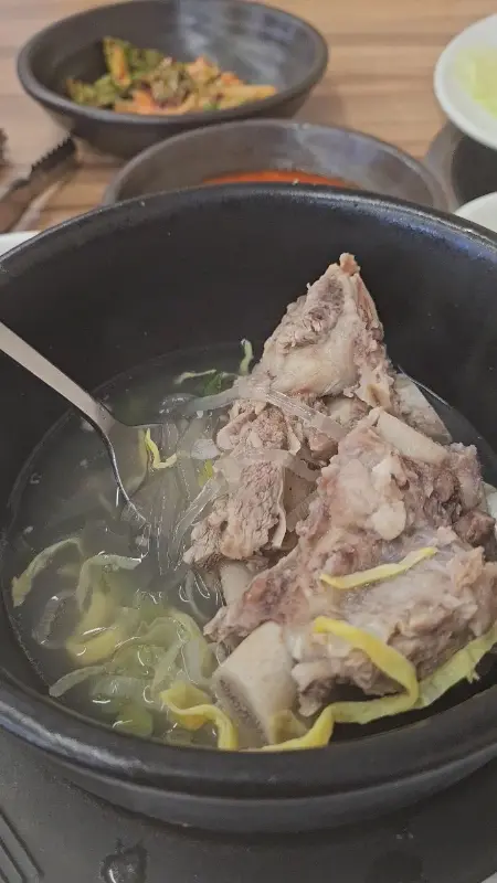 갈비탕 속 당면