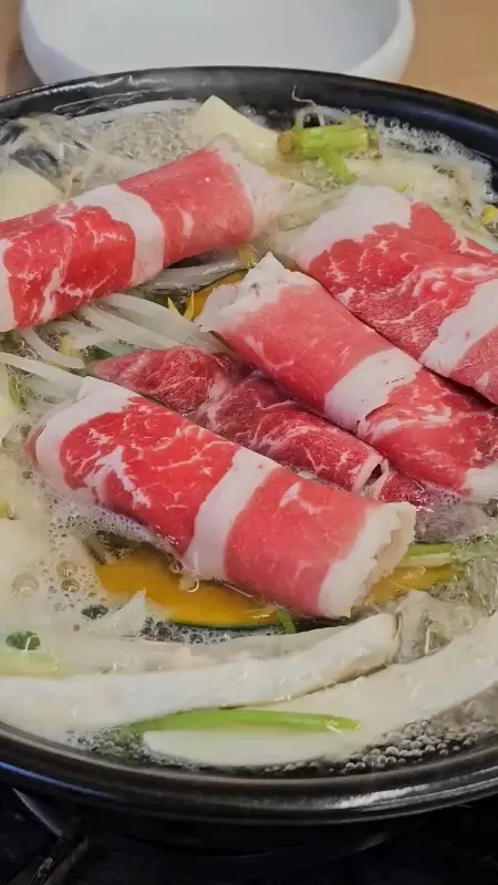 소고기 샤브샤브