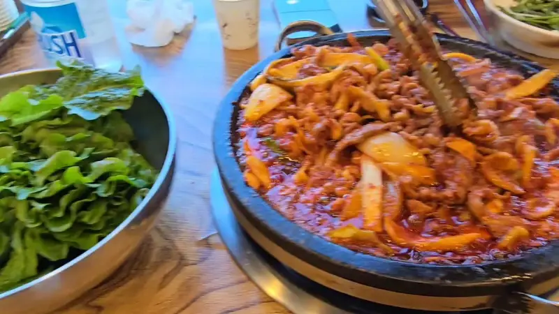 푸짐한 쌈 채소