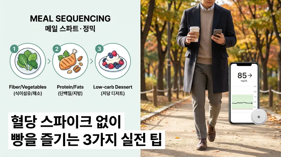 혈당 스파이크 없이 빵을 즐기는 3가지 실전 팁