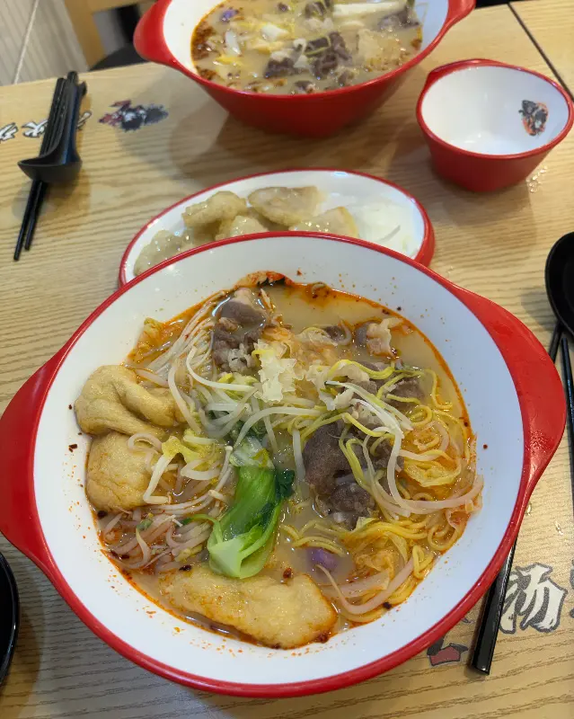 푸짐한 마라탕 한상차림