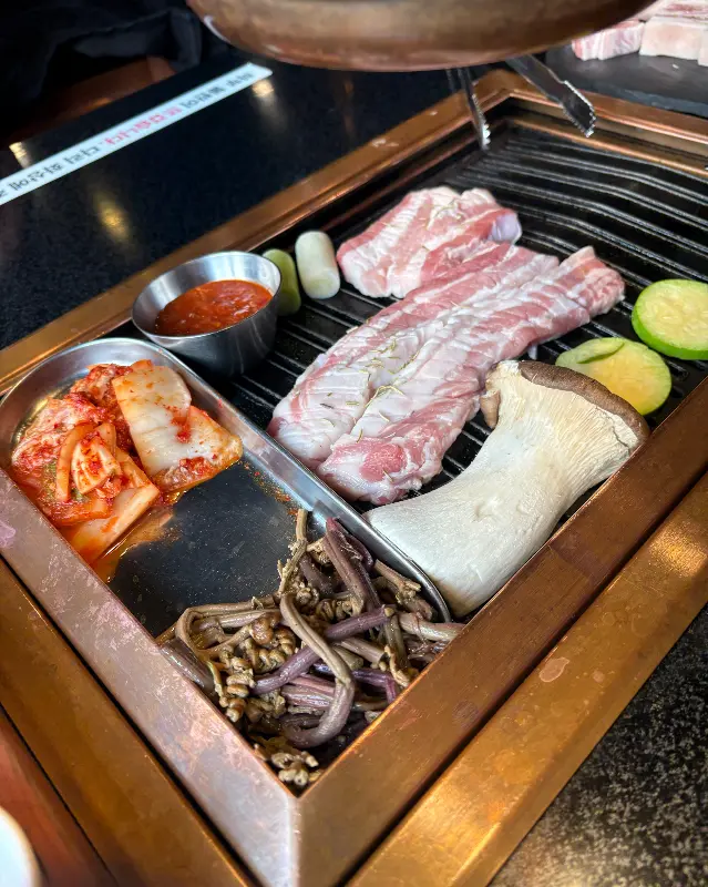 꽃사슴 LA갈비 근접샷