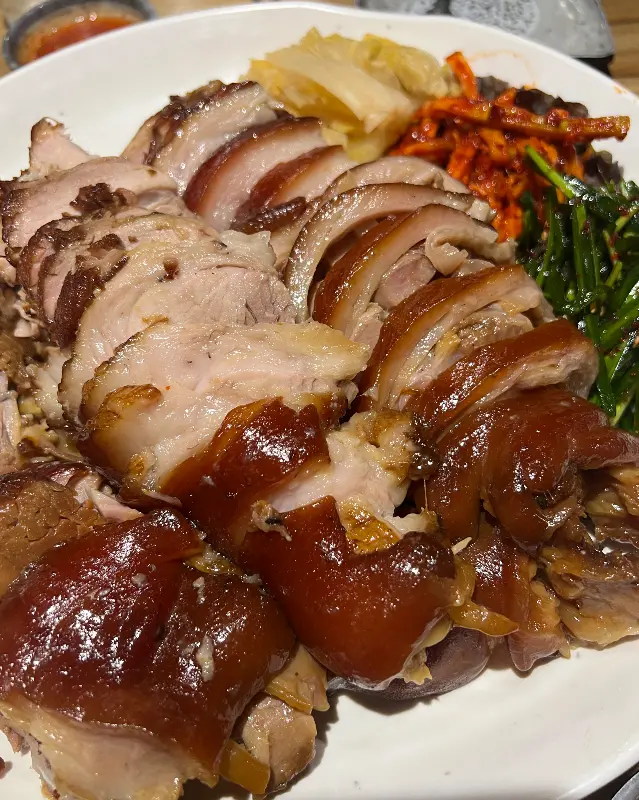 클로즈업 족발 사진