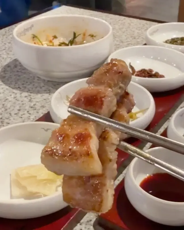 환상적인 갈매기살의 자태