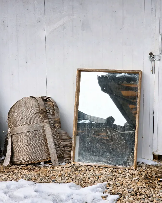 카페 외부 장식