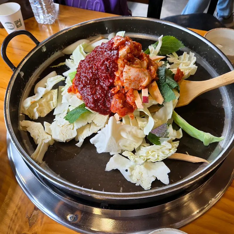 닭갈비와 양념
