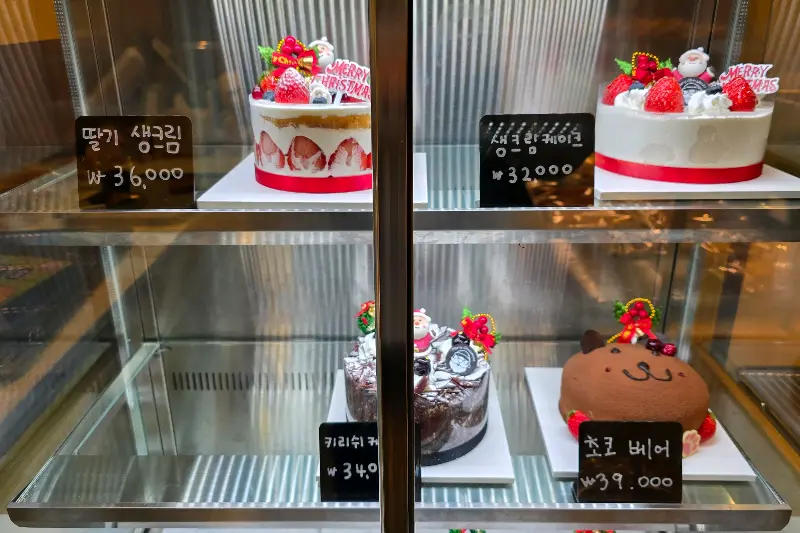 다미베이커리의 케이크