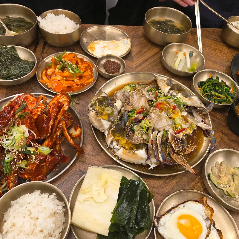 간장게장과 양념게장의 아름다운 자태