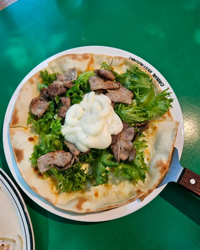 쌈 싸먹는 피자