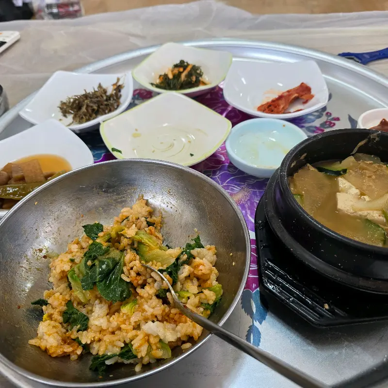 청국장 정식 한상차림