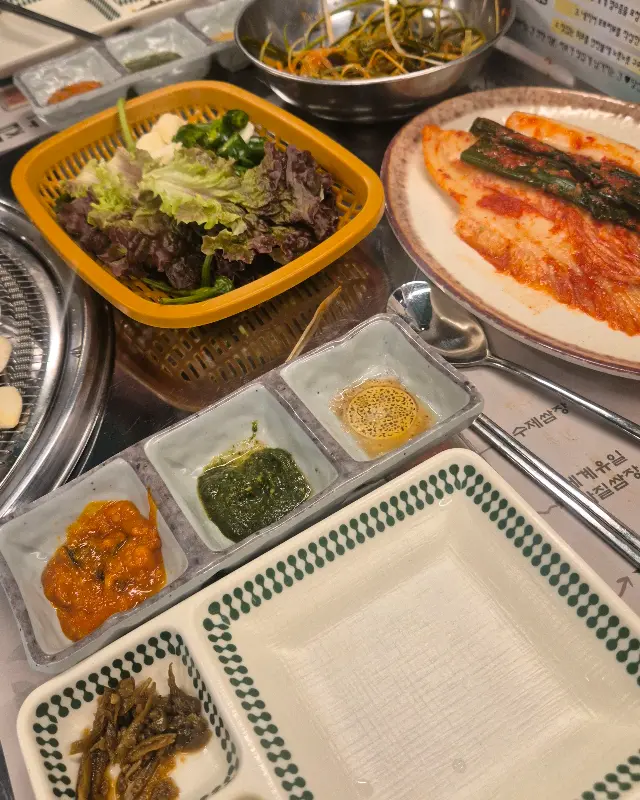 감골연탄집 밑반찬