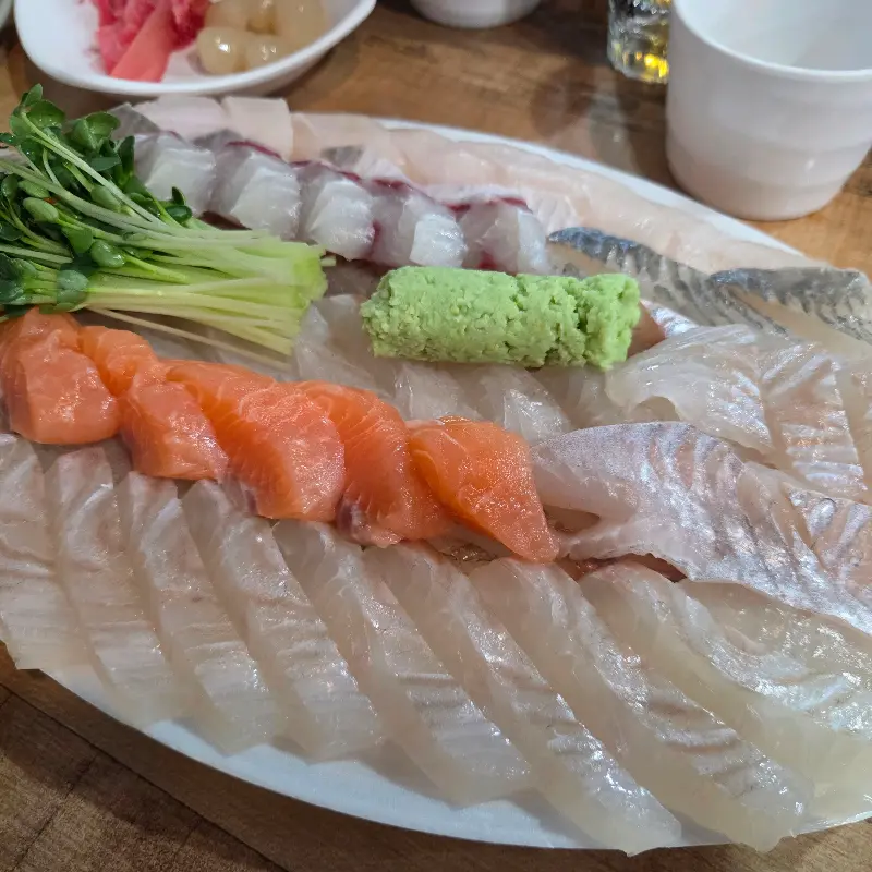 싱싱한 활어 모듬회