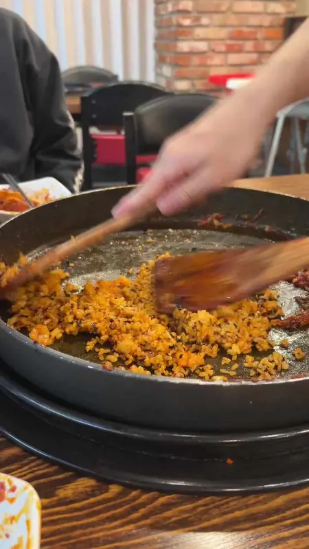 볶음밥 제조 과정