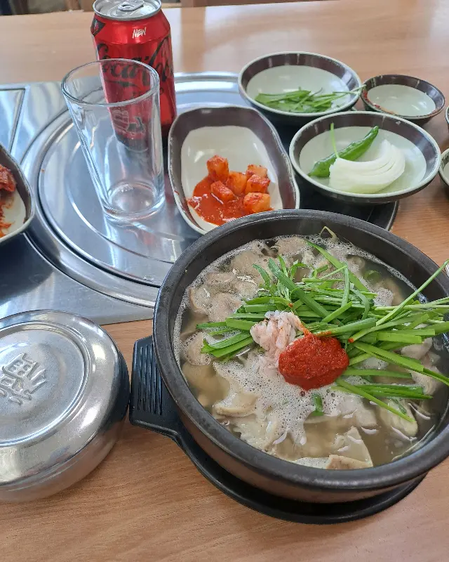 순대국밥과 반찬