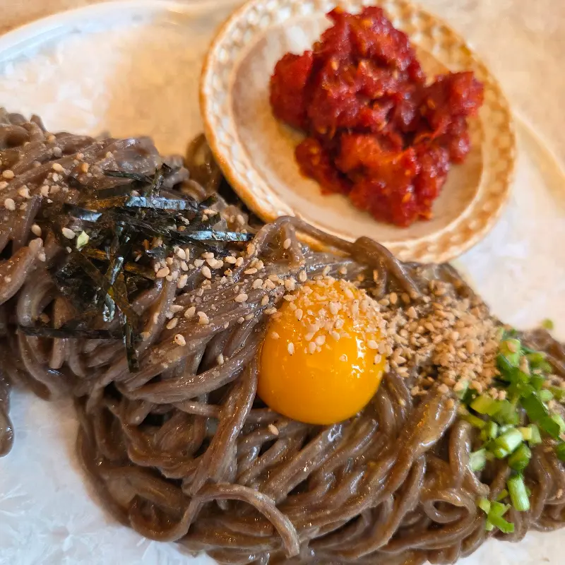 들기름 막국수의 모습