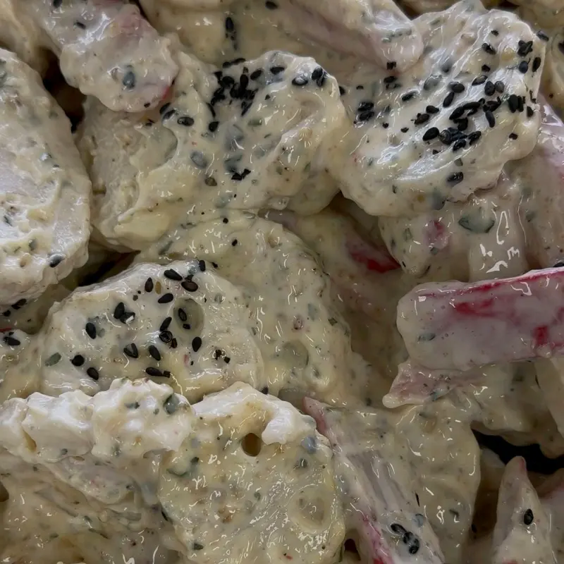 마요네즈 버무린 양배추 샐러드