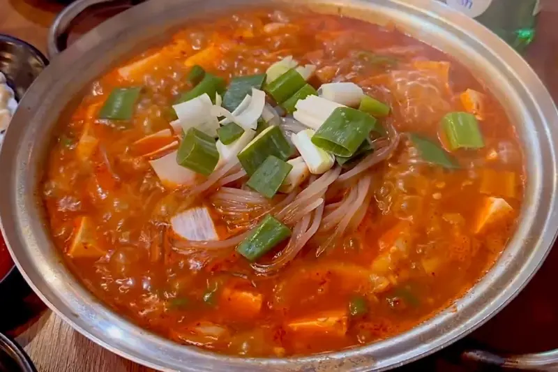 김치찌개 속 재료