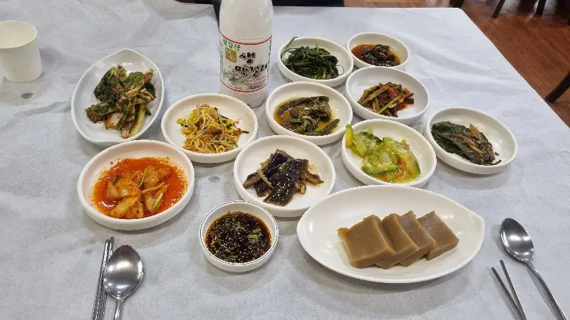 비빔밥 항공샷