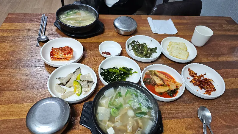 황태해장국 한상차림