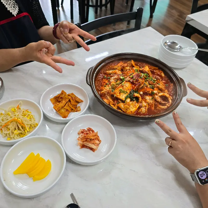 두루치기 양념에 밥 비벼먹기