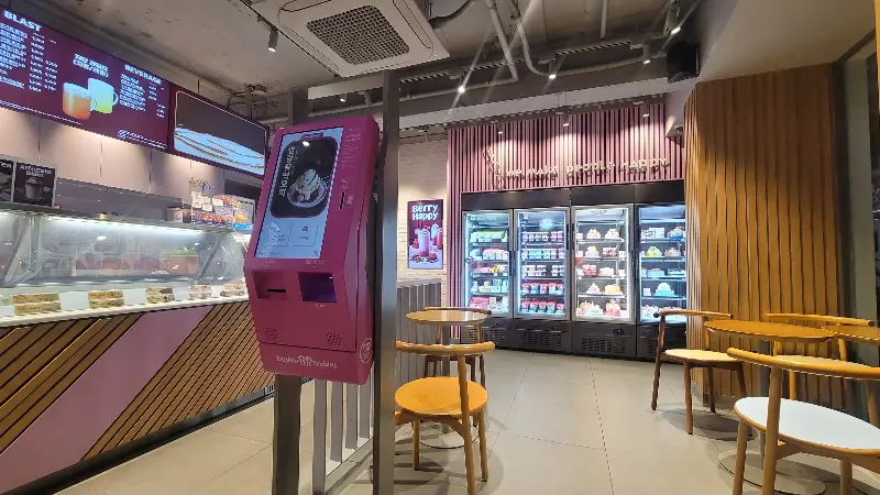 베스킨라빈스 매장 내부