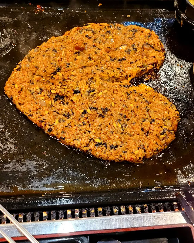 하트 볶음밥 완성