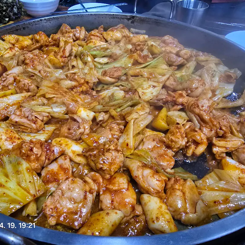 닭갈비 전체 샷
