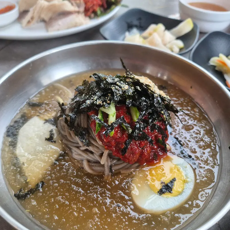 회 물 막국수의 아름다운 자태