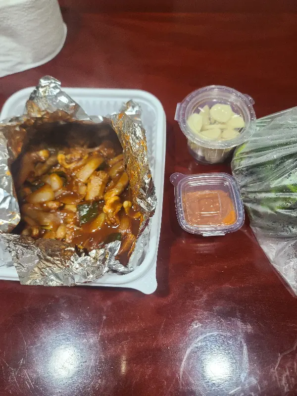 집에서 즐기는 꼼장어 한 상 차림