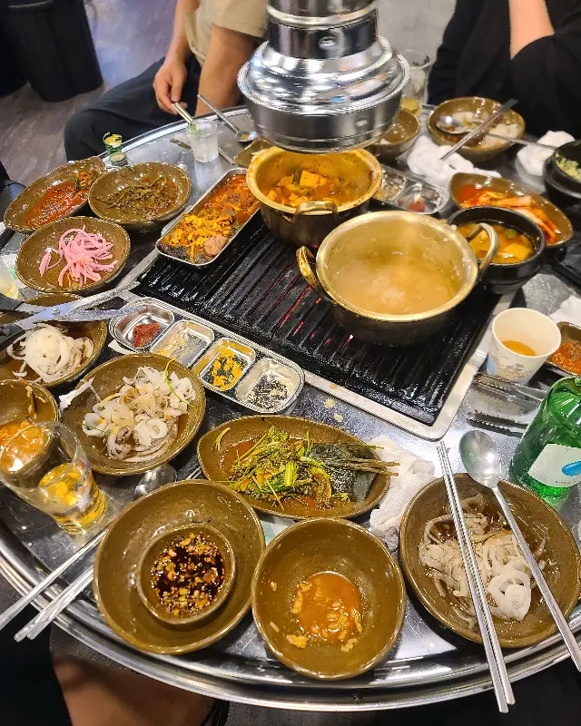연탄불에 끓여먹는 찌개