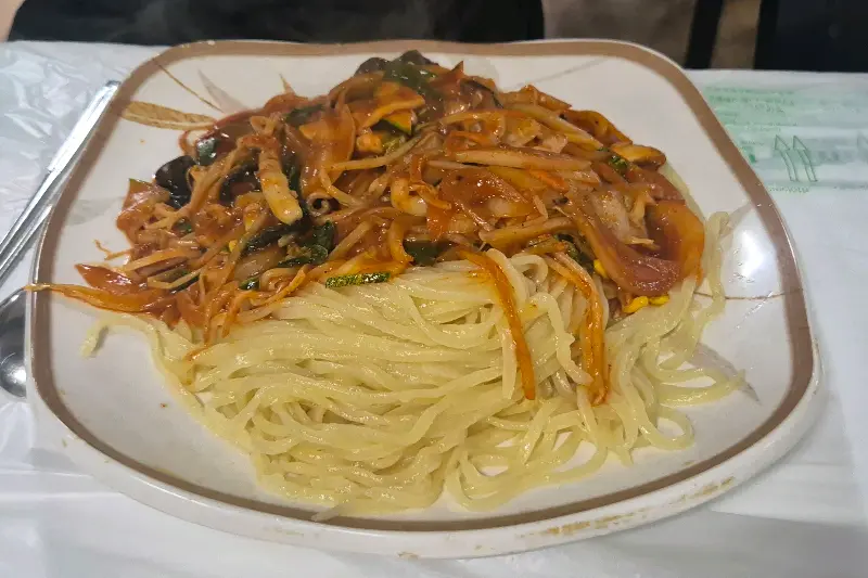 야끼우동의 모습