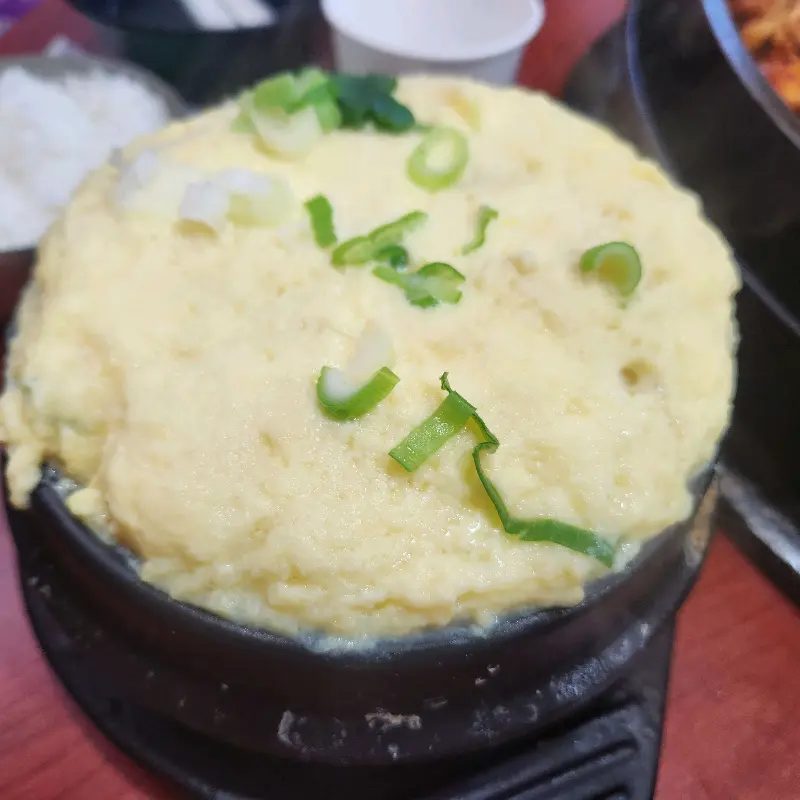 폭탄 계란찜의 웅장한 모습