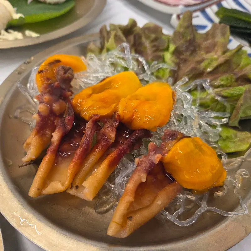 어방가의 해산물 모듬