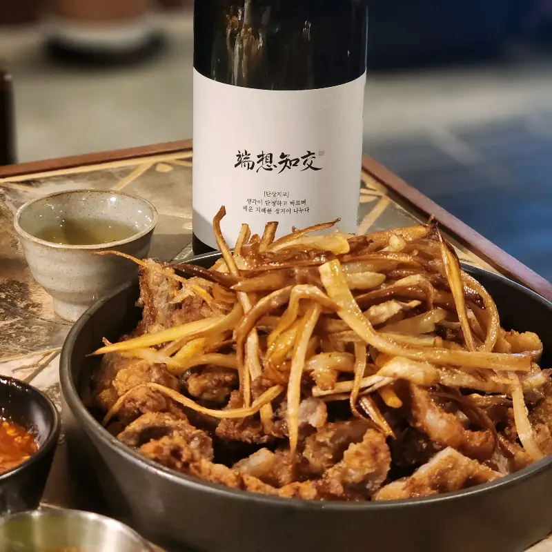 갈비튀김과 도라지튀김