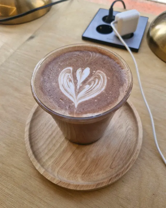 예쁜 라떼 아트