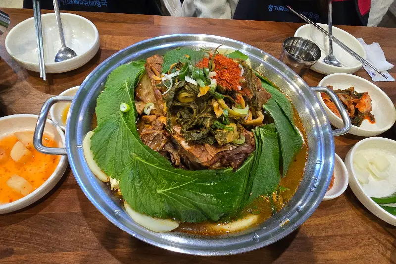 청기와뼈다귀해장국 감자탕