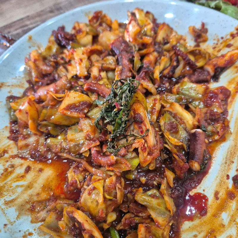 매콤한 낙지 볶음