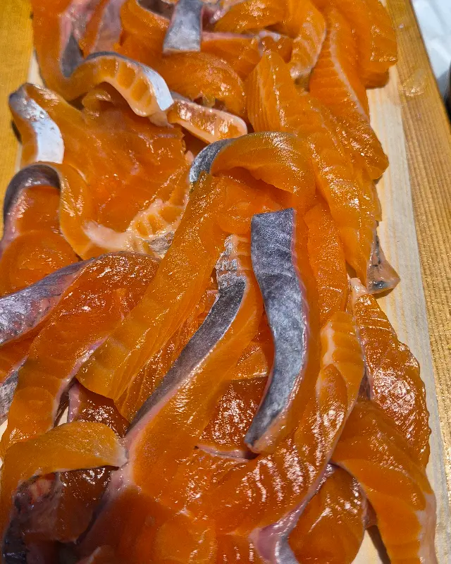 신선함이 느껴지는 송어회