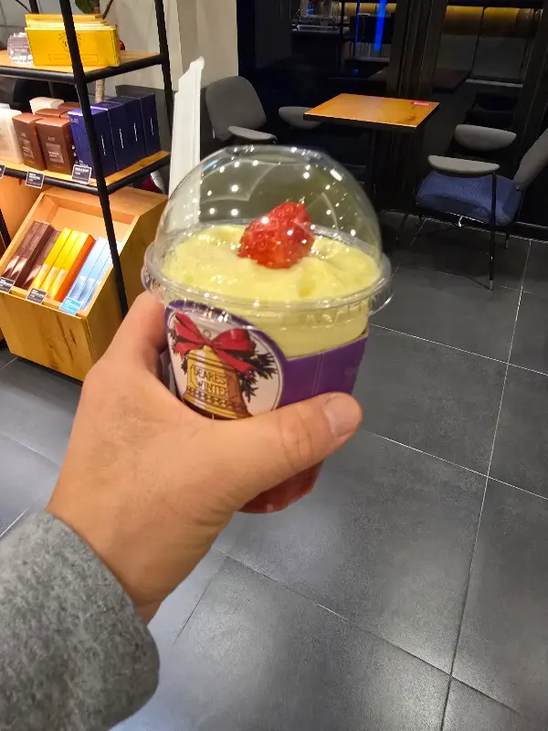 딸기 바나나 쉐이크