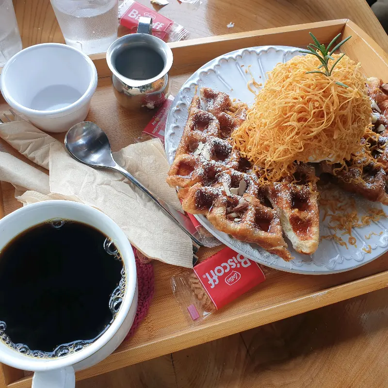 커피와 와플