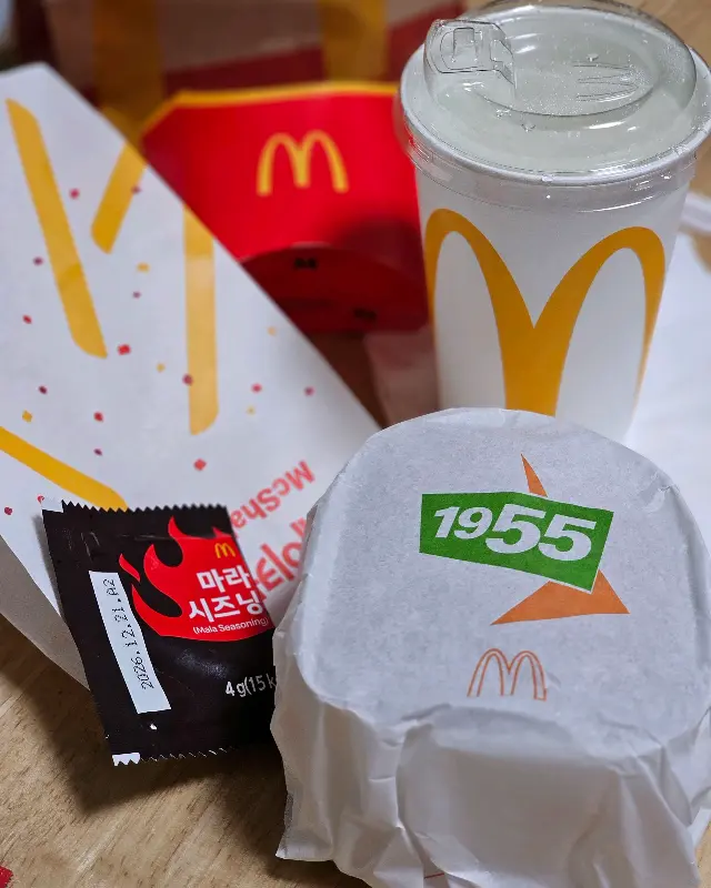 익산 고구마 모짜렐라 버거 세트