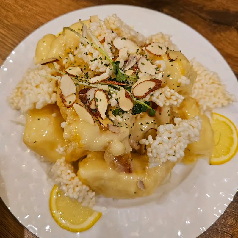 미성반점 크림새우의 모습