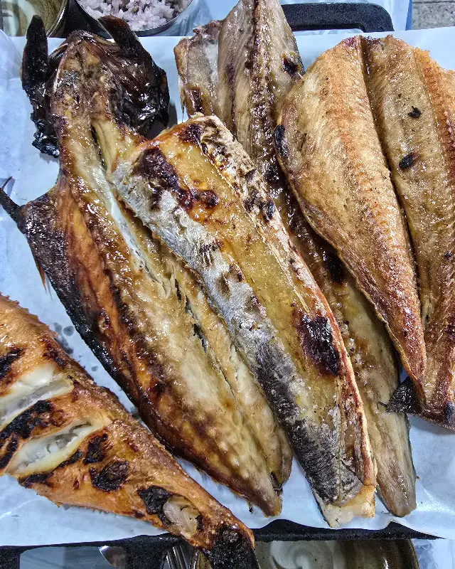 다양한 생선 구이