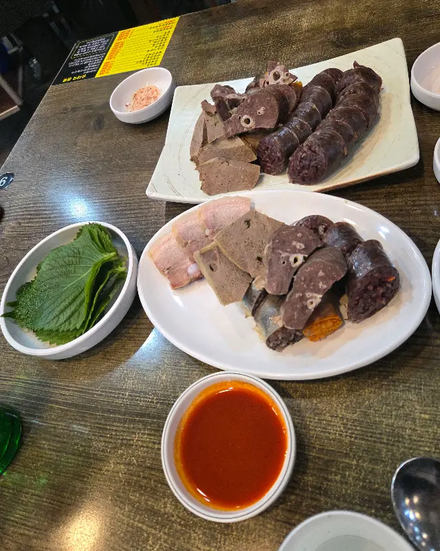 문산순대국 맛보기 순대