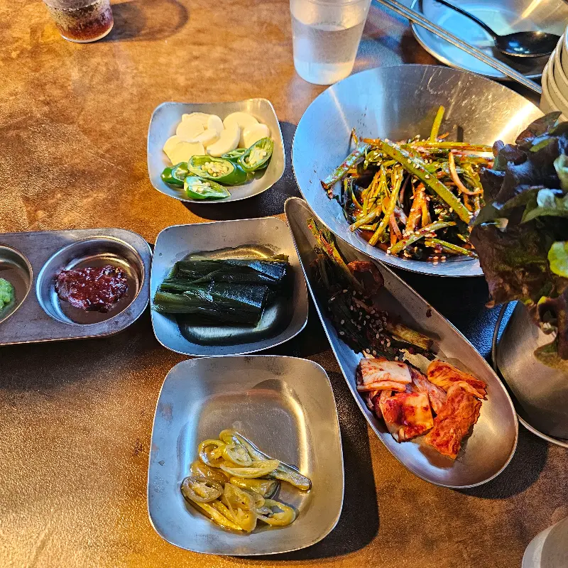 운수돈 고기 굽기 전