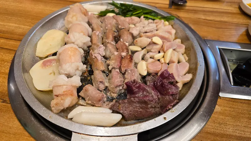 곱창 모듬 구이