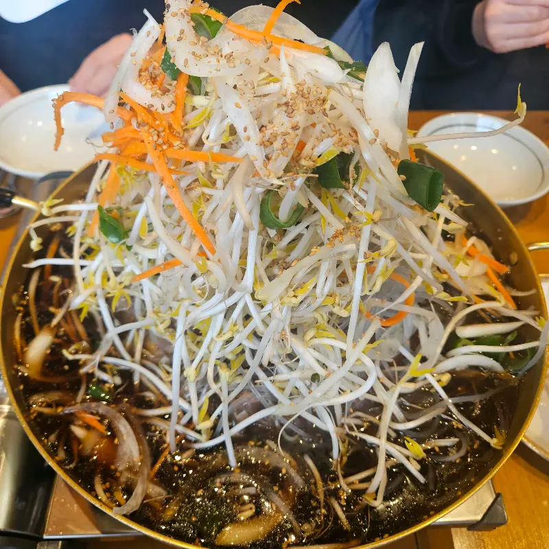 산더미 불고기 비주얼